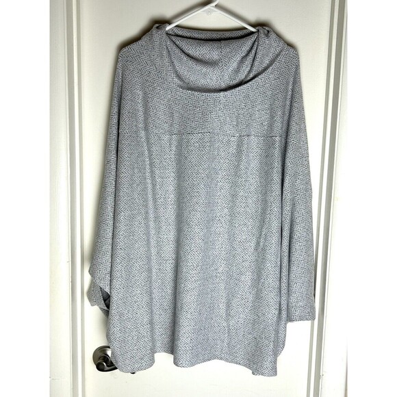 Lane Bryant Women Gray Turtleneck‎ Pull Over Sweater 22-24 Plus. SKU LRC4-2 - Picture 7 of 8